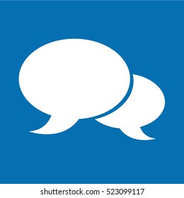 Speech bubble icon illustration design