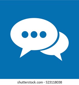 Speech bubble icon illustration design
