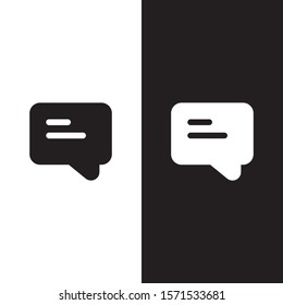 Speech bubble icon illustration isolated vector sign symbol