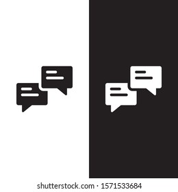 Speech bubble icon illustration isolated vector sign symbol