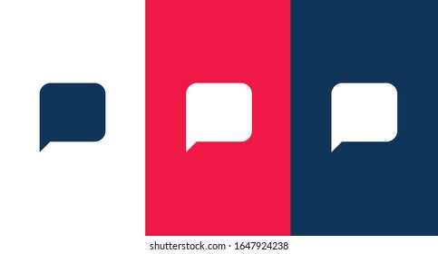Speech bubble icon illustration isolated vector sign symbol