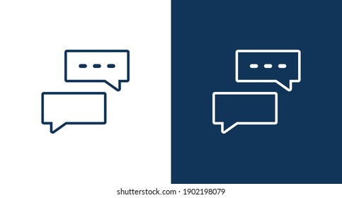 Speech bubble icon illustration isolated vector sign symbol