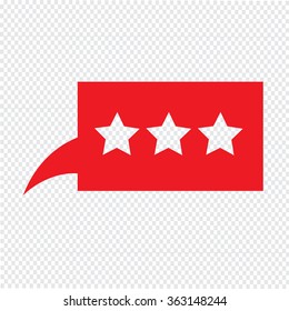 Speech bubble icon Illustration symbol design