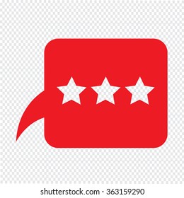 Speech bubble icon Illustration symbol design
