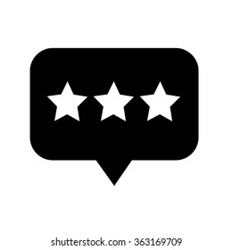 Speech bubble icon Illustration symbol design