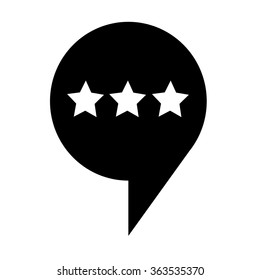 Speech bubble icon Illustration symbol design