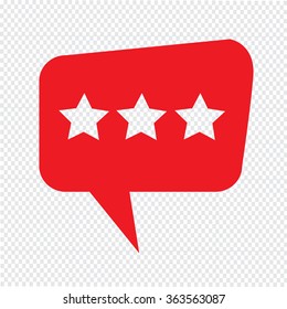 Speech bubble icon Illustration symbol design