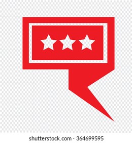 Speech bubble icon Illustration symbol design