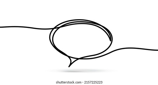 Speech bubble icon illustration for your text
