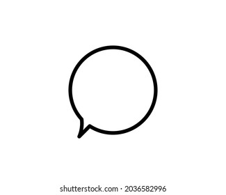 Speech bubble icon. Isolated communication and speech bubble icon line style. Premium quality vector symbol drawing concept for your logo web mobile app UI design