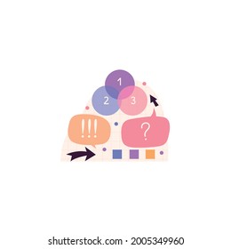 Speech Bubble Icon isolated On White Background