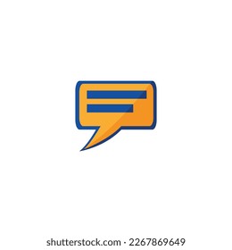 Speech bubble icon logo design. Chat icon vector. Speech bubble vector