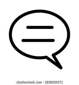 icono de burbuja de voz o logotipo símbolo de signo aislado ilustración vectorial - iconos vectoriales de estilo negro de alta calidad
