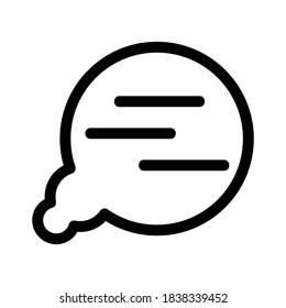 speech bubble icon or logo isolated sign symbol vector illustration - high quality black style vector icons

