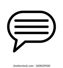 speech bubble icon or logo isolated sign symbol vector illustration - high quality black style vector icons
