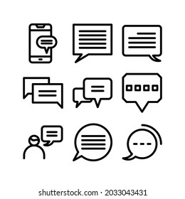 speech bubble icon or logo isolated sign symbol vector illustration - Collection of high quality black style vector icons
