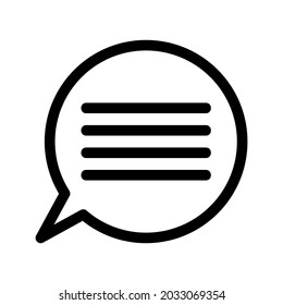 speech bubble icon or logo isolated sign symbol vector illustration - high quality black style vector icons
