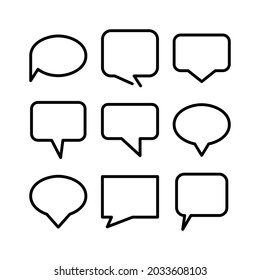 speech bubble icon or logo isolated sign symbol vector illustration - Collection of high quality black style vector icons
