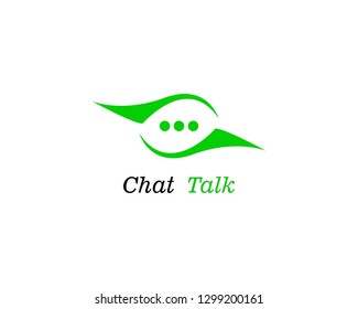 Speech bubble icon Logo template vector illustration