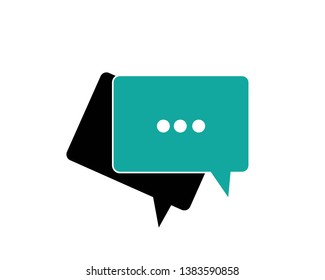Speech Bubble icon Logo template vector illustration - Vector
