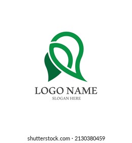 Speech bubble icon Logo template vector illustration