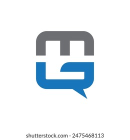 Speech bubble icon Logo template vector illustration