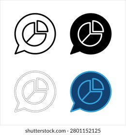 Speech bubble icon with mercedes-benz logo symbol in simple flat design isolated on transparent background