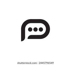 speech bubble icon on white background