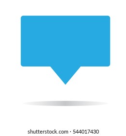 Speech bubble icon on white background. Speech bubble sign. 