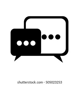 speech bubble icon pictogram image 