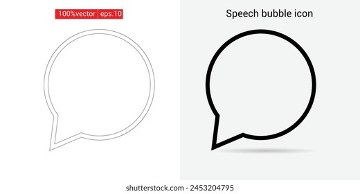 The speech bubble icon. A predetermined web icon