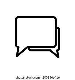 Speech bubble icon Royalty free vector design illustration