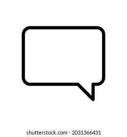 Redeblase-Symbol lizenzfreie Vektordesign-Illustration