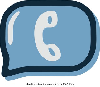Speech Bubble Icon, seeking or offering help through dialogue, sign and symbol for design, Presentation, Website of Apps Elements.