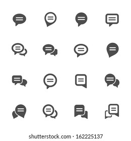 Speech Bubble Icon Set