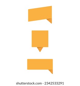 Speech Bubble Icon Set Vector Design.
