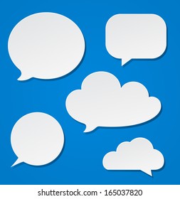 speech bubble icon shadow