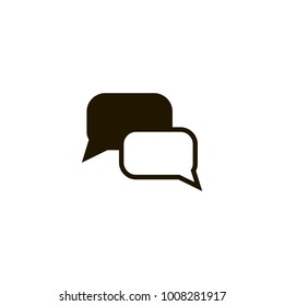 speech bubble icon. sign design