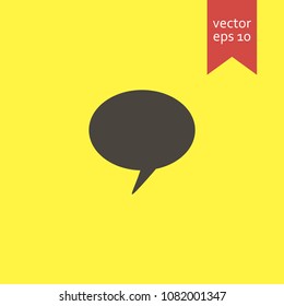 speech bubble. speech bubble icon. sign design. Vector EPS 10