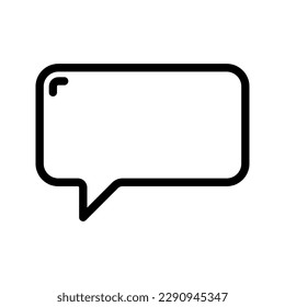 Icono de la burbuja de voz. inicio de sesión para concepto móvil y diseño web. ilustración vectorial