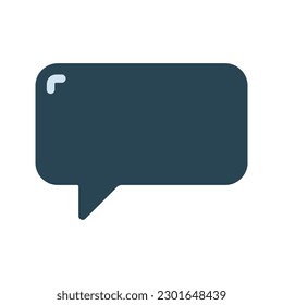Speech Bubble icon. sign for mobile concept and web design. vector illustration