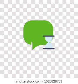speech bubble icon sign and symbol. speech bubble color icon for website design and mobile app development. Simple Element from interaction assets collection for mobile concept and web apps icon.