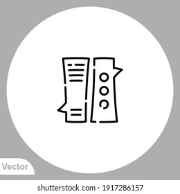 Speech bubble icon sign vector. Symbol, logo illustration for web and mobile.