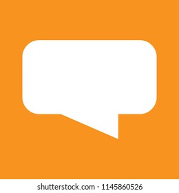 Speech bubble icon, stock vector illustration, EPS10.
