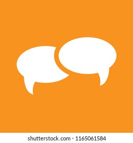 Speech bubble icon, stock vector illustration, EPS10. 