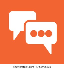 Speech bubble icon, stock vector illustration, EPS10.