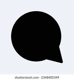 Speech Bubble Icon Symbol. Chat Icon Vector Illustration.
