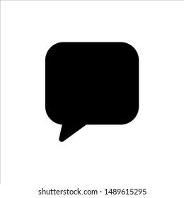 Speech Bubble icon. symbol of chatting, comment or message with trendy flat line style icon for web site design, logo, app, UI isolated on white background. vector illustration eps 10