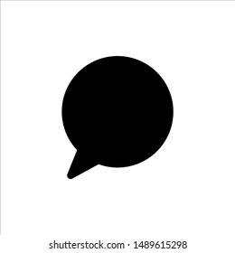 Speech Bubble icon. symbol of chatting, comment or message with trendy flat line style icon for web site design, logo, app, UI isolated on white background. vector illustration eps 10