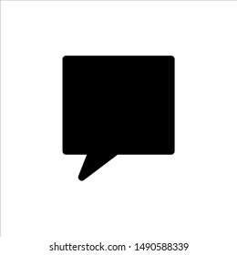 Speech Bubble icon. symbol of chatting, comment or message with trendy flat line style icon for web site design, logo, app, UI isolated on white background. vector illustration eps 10